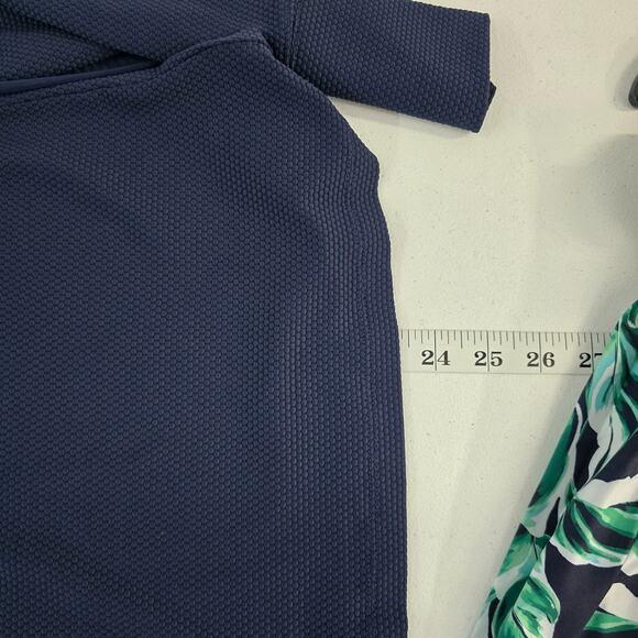 NWT Tommy Bahama Everyday Active Women's 2-Piece Set Navy Pullover & Leaf Skort - Picture 5 of 11